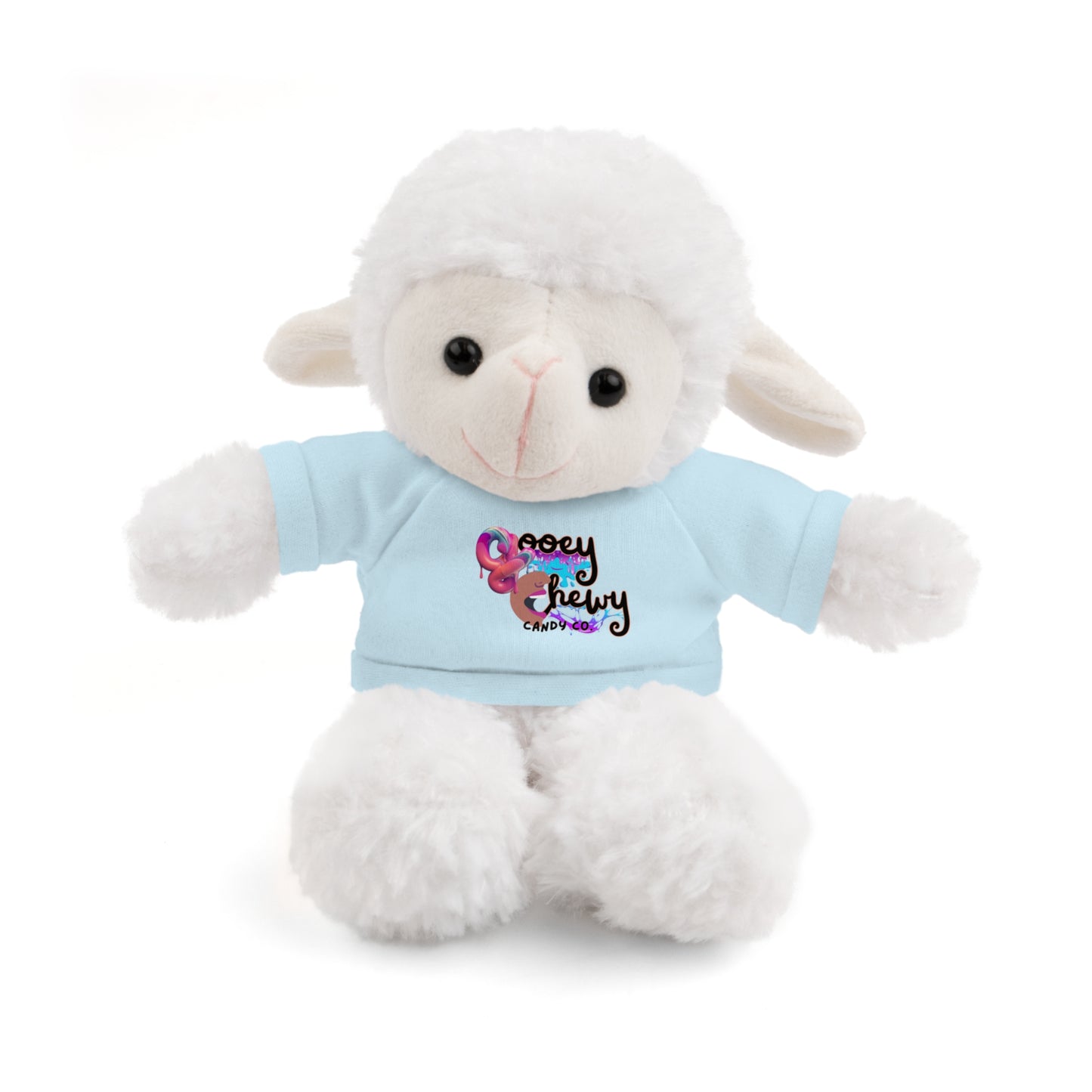 Stuffed Animals with Gooey Chewy Logo Tee