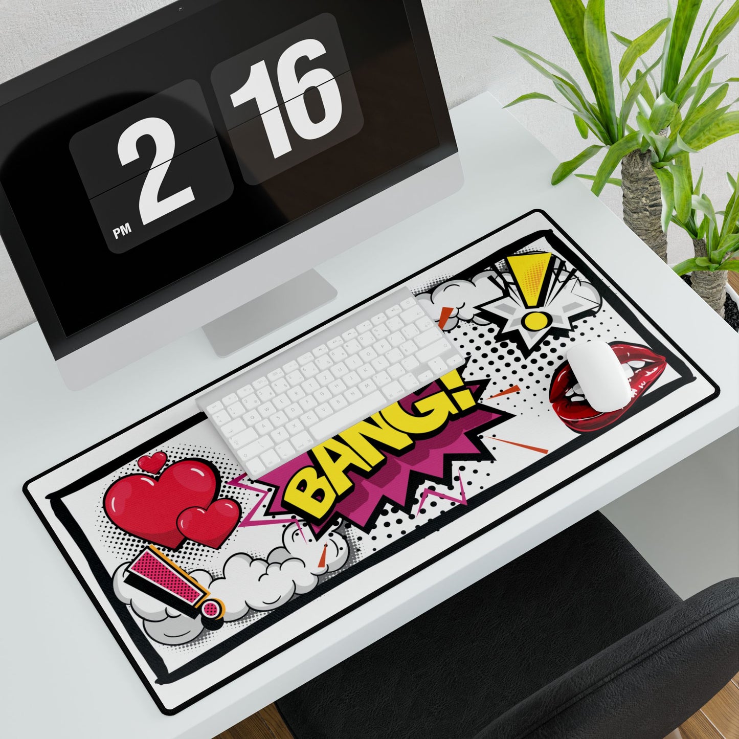 Pop Art Desk Mat Bang