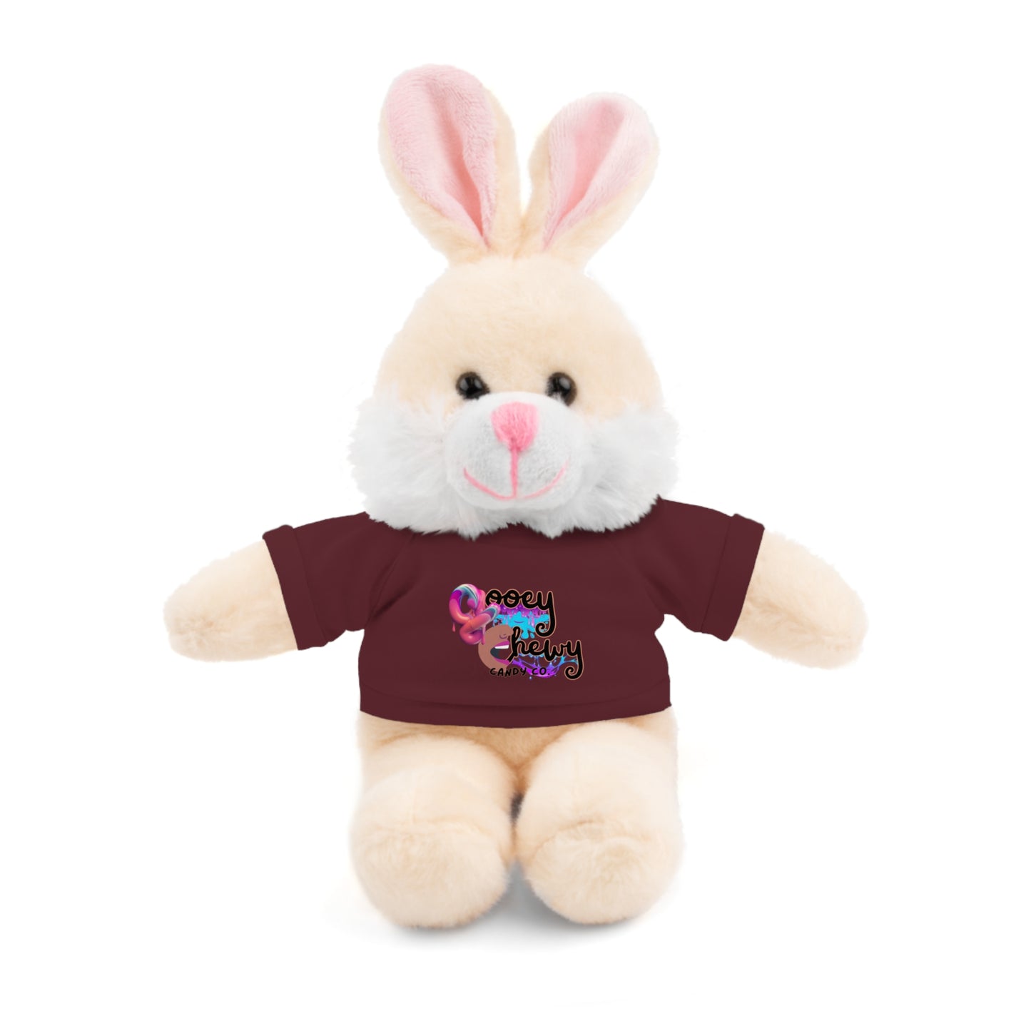 Stuffed Animals with Gooey Chewy Logo Tee