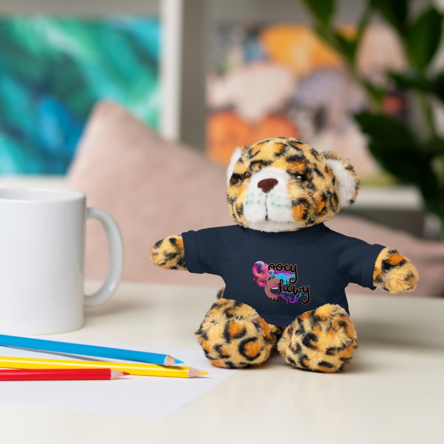 Stuffed Animals with Gooey Chewy Logo Tee