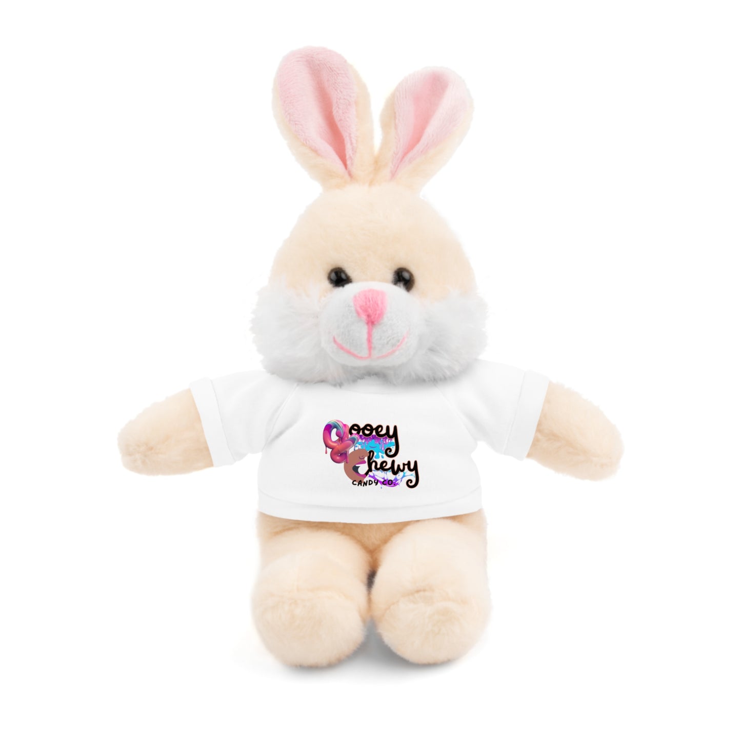 Stuffed Animals with Gooey Chewy Logo Tee