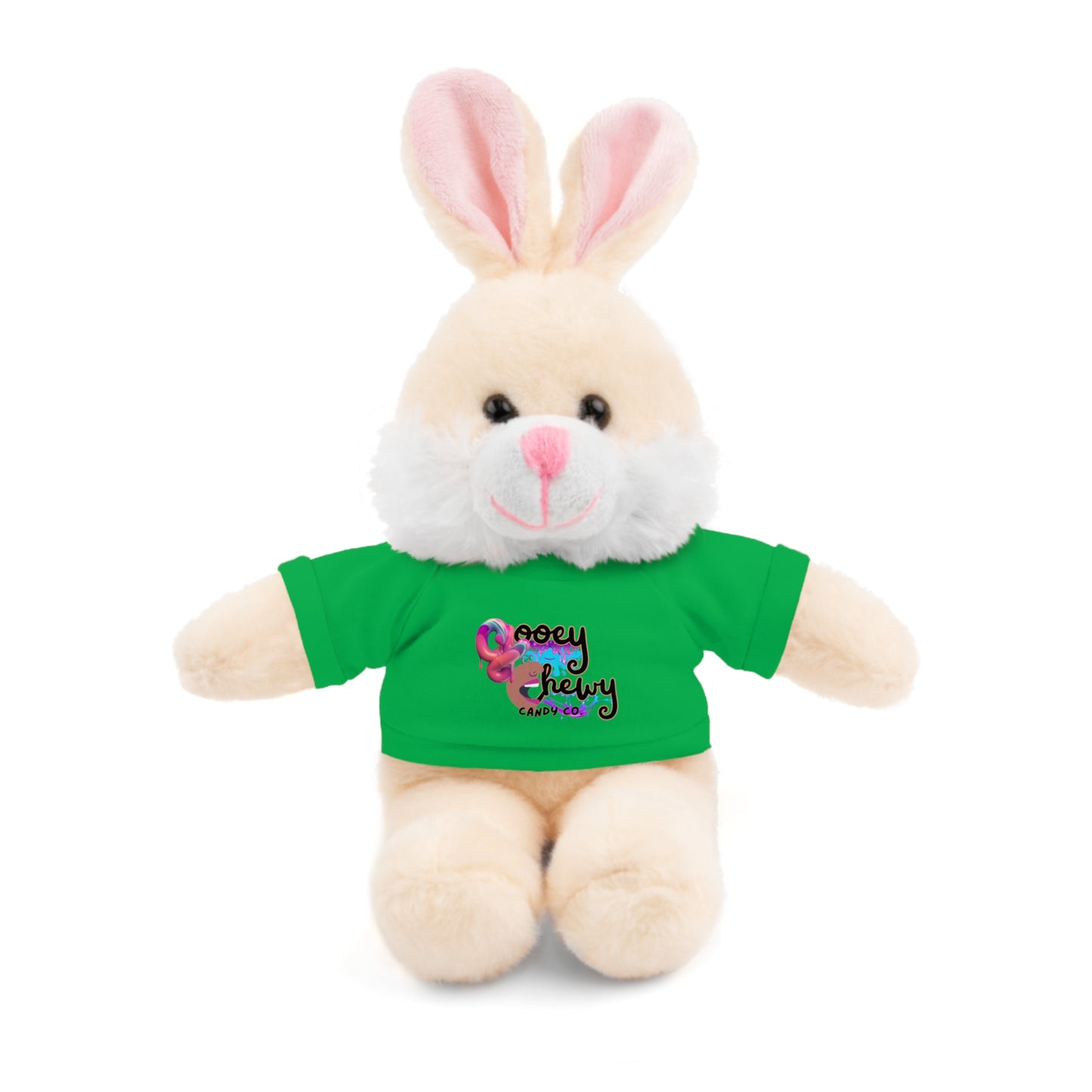 Stuffed Animals with Gooey Chewy Logo Tee