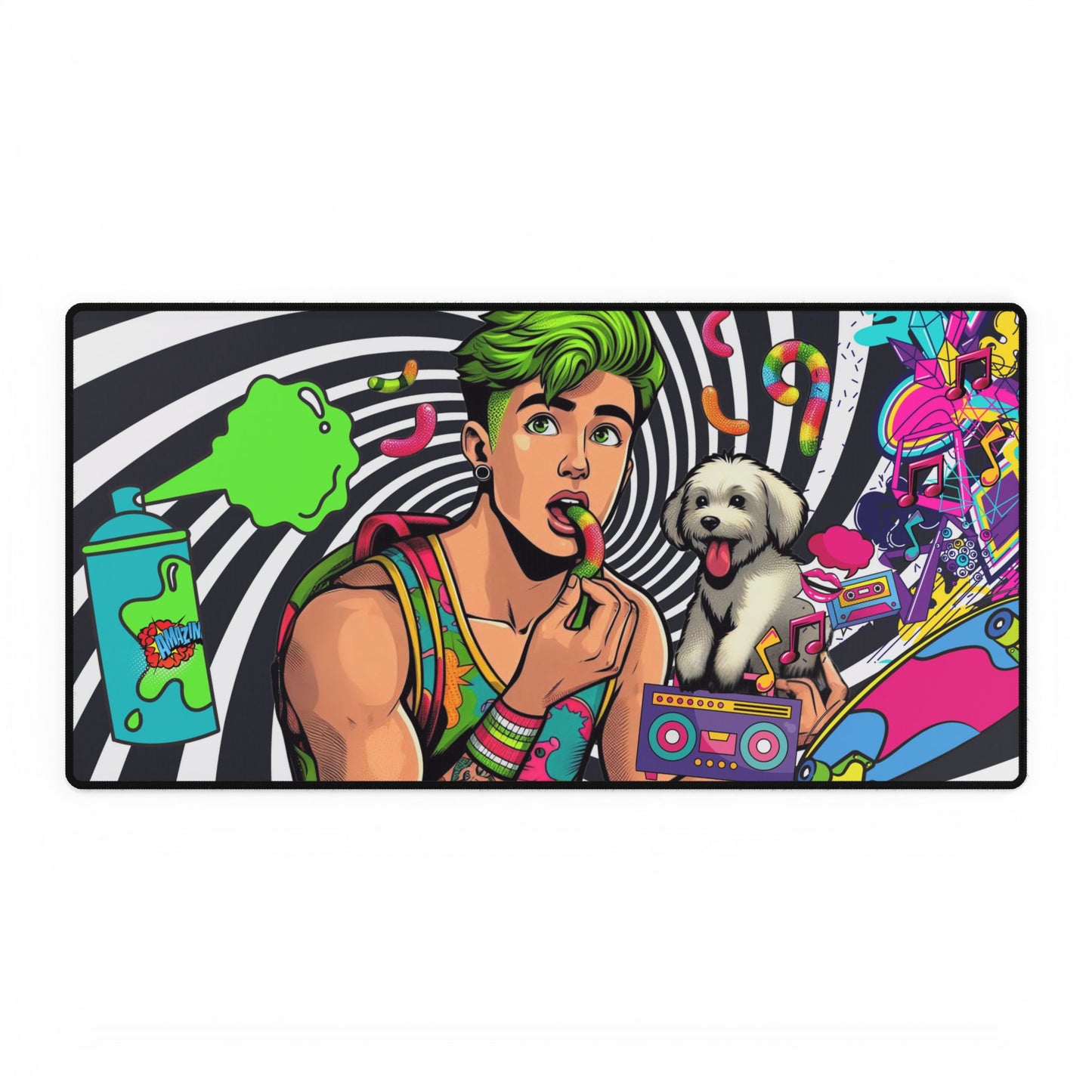 Pop Art Desk Mat Jorge