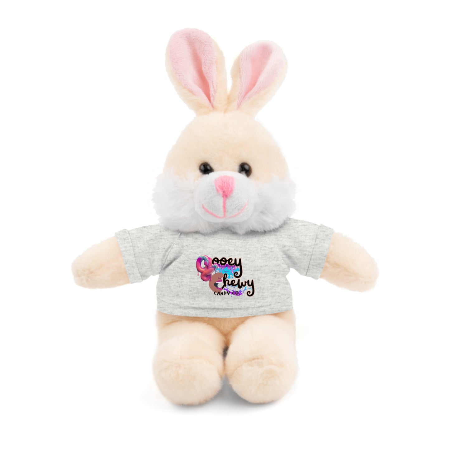 Stuffed Animals with Gooey Chewy Logo Tee